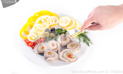 Image of taste fresh fish