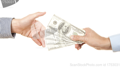 Image of Money hands