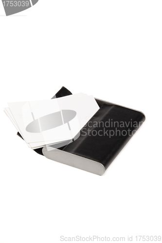 Image of A photo of blank business cards