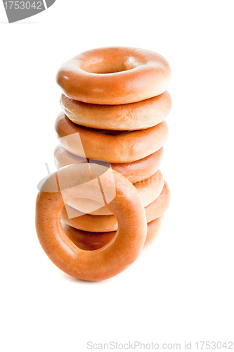Image of composition with bagels