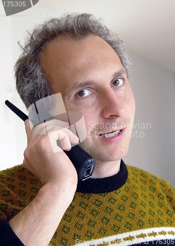 Image of Man on the phone