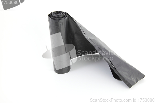 Image of rubbish bags isolated on white