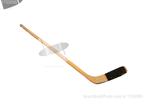 Image of Hokey stick on the  white background