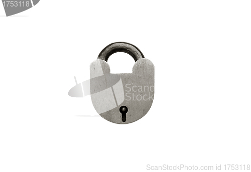 Image of Padlock isolated on white background