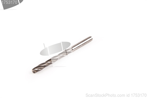 Image of isolated drill over white background