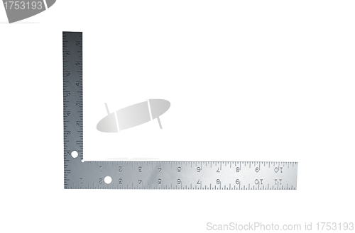 Image of Metal angle on a white background