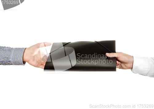 Image of Handing File Folder