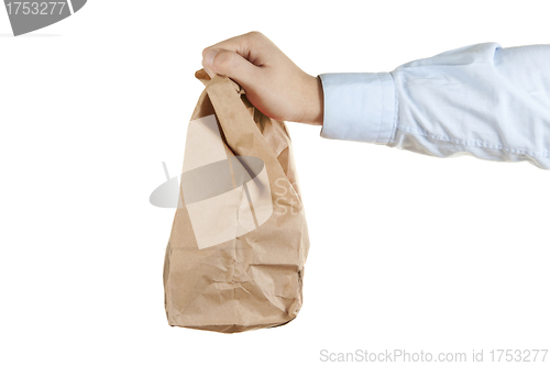 Image of hand with Shopping bag