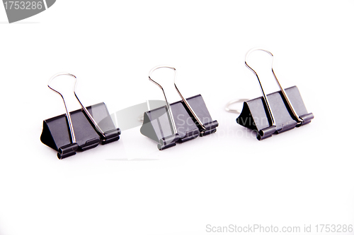 Image of black paper clips