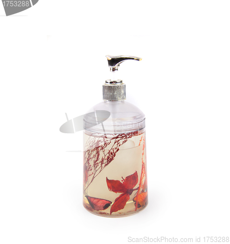 Image of a bottle with liquid soap