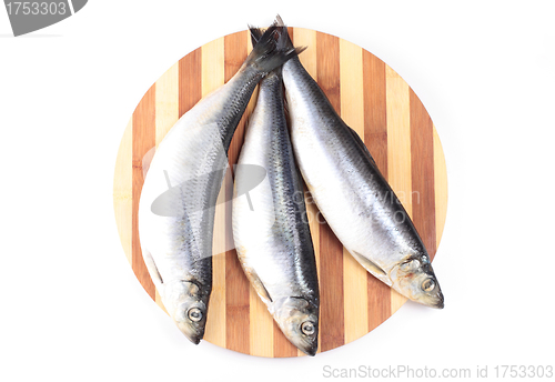 Image of fish on kitchen board