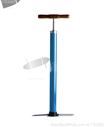 Image of Bicycle air pump isolated on a white background