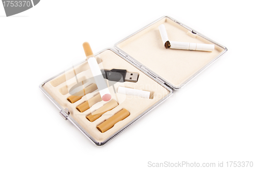 Image of electric cigarette isolated