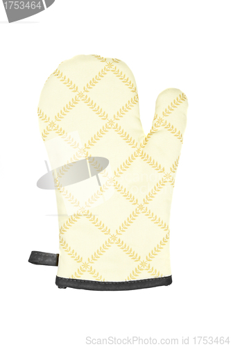 Image of Kitchen glove on a white background