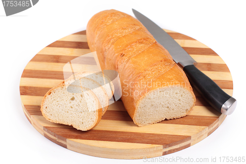 Image of sliced bread on plate