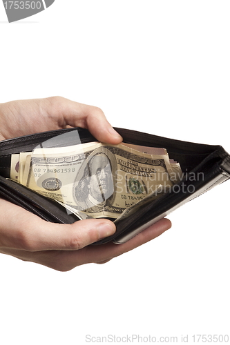 Image of dollard in purse
