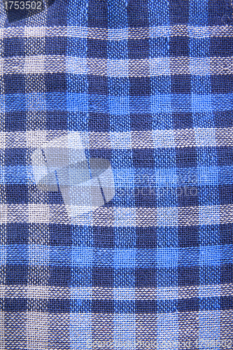 Image of Square pattern on cloth