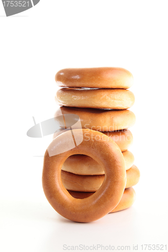 Image of Bagels isolated on a white background