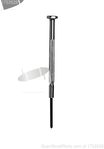 Image of Screwdriver isolated on the white background