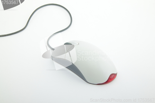 Image of computer mouse with cable