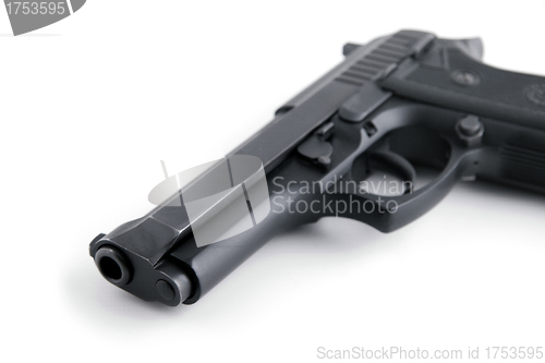 Image of gun close up isolated
