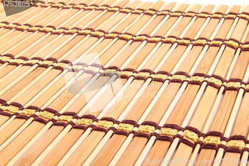 Image of bedding wooden tea close up