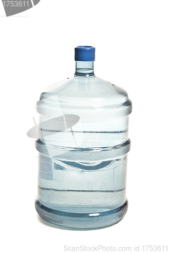 Image of big plastic bottle for potable water