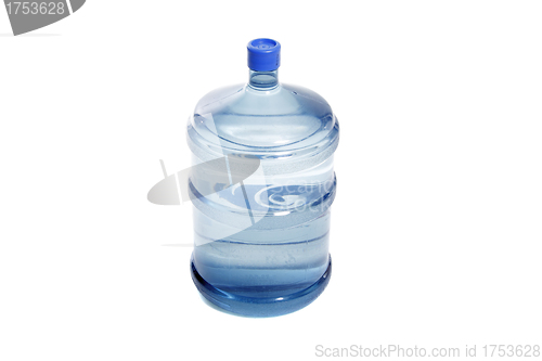 Image of big plastic bottle for potable water