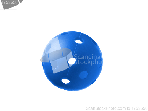 Image of Blue Ball isolated on a white background
