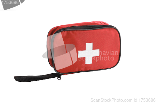 Image of First aid kit isolated