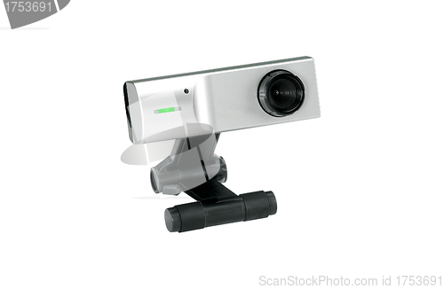 Image of web camera isolated on a white background
