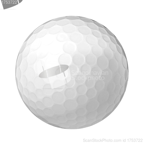 Image of Golf ball isolated on white