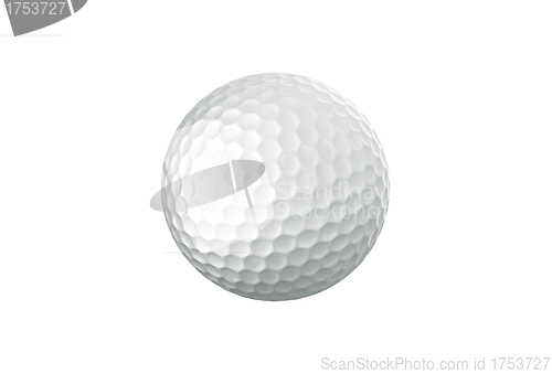 Image of Golf ball isolated on white