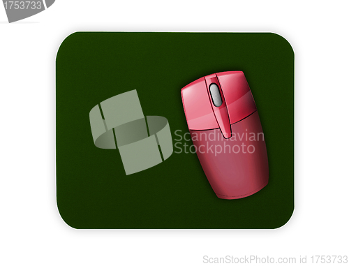 Image of Wireless Mouse on Pad
