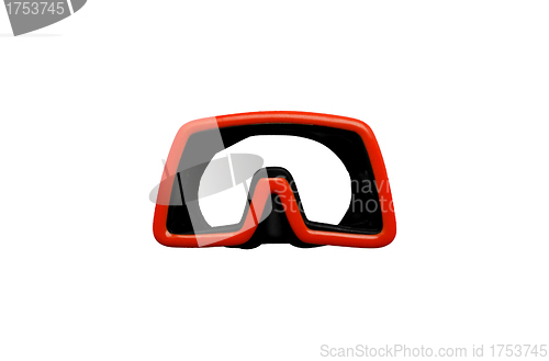 Image of red Diving mask