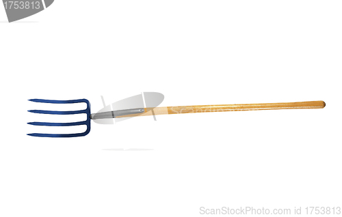 Image of Pitchfork shot over white background