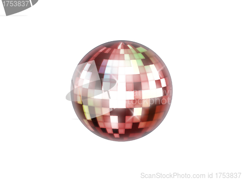 Image of colorful disco ball