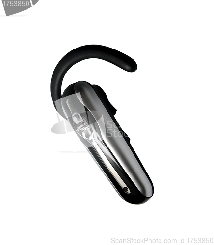 Image of bluetooth headset isolated on white