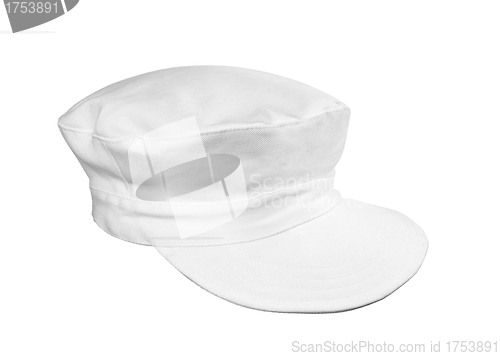 Image of white cap with clipping path