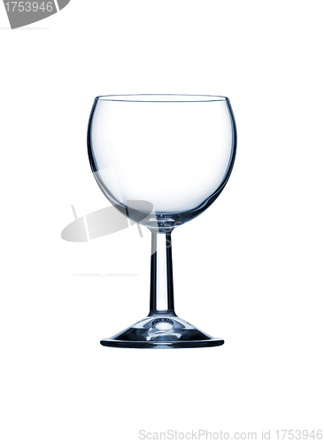 Image of Empty wine glass, isolated
