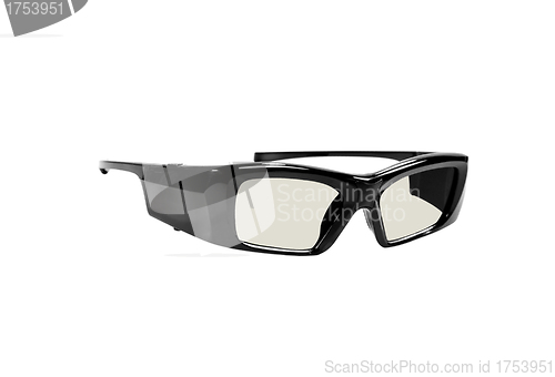 Image of 3d glasses isolated on white