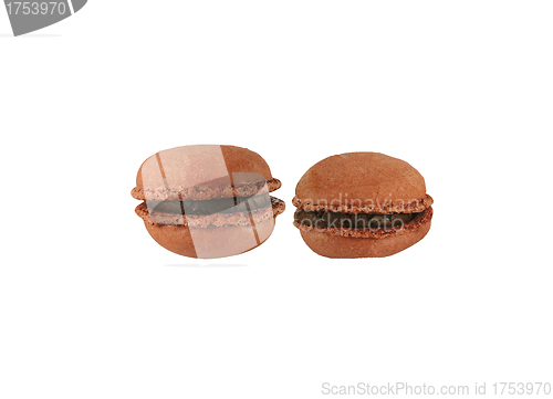 Image of cakes isolated on a white background