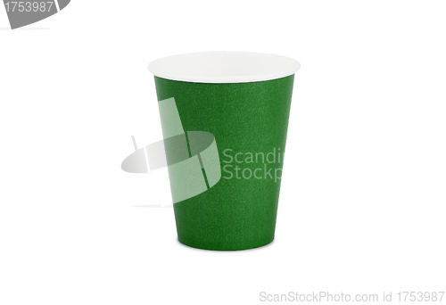 Image of green paper glass