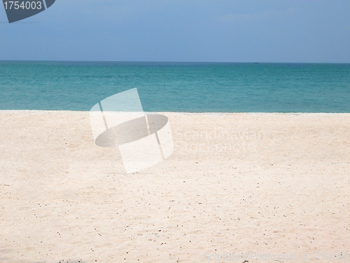 Image of beach and tropical sea