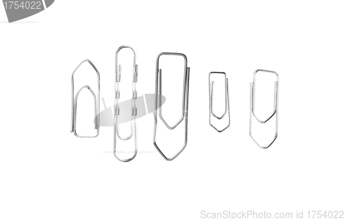 Image of Collection of paper clips