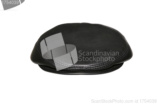 Image of black cap on white background