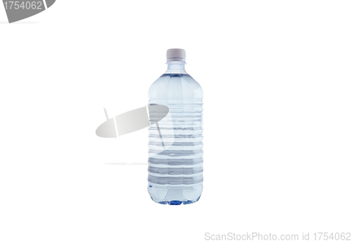 Image of Bottled water isolated over a white background