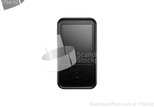 Image of Media player isolated on white