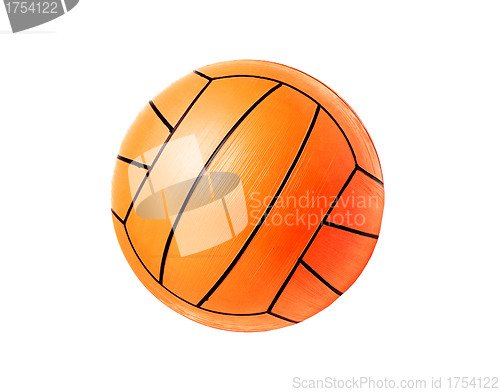 Image of volleyball ball isolated over white