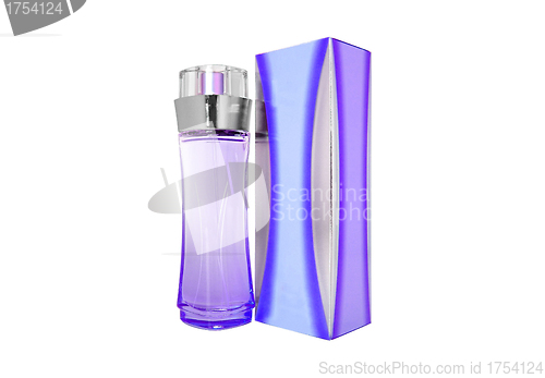 Image of parfume bottle isolated